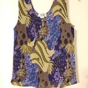 Crinkled Cami/Tank Top